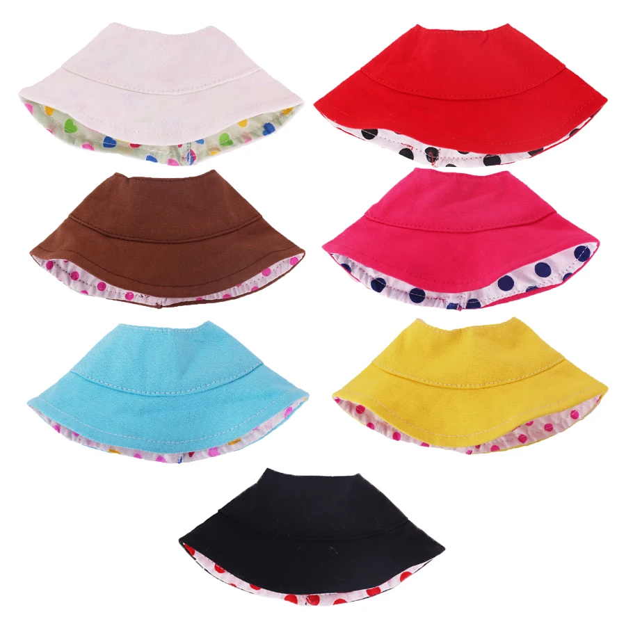 Pop Doll Clothes Solid Color Short T-shirts Hat Bag For 17cm Labubu Doll Outfit Clothes Accessories,Girl's Toys Clothing Gift