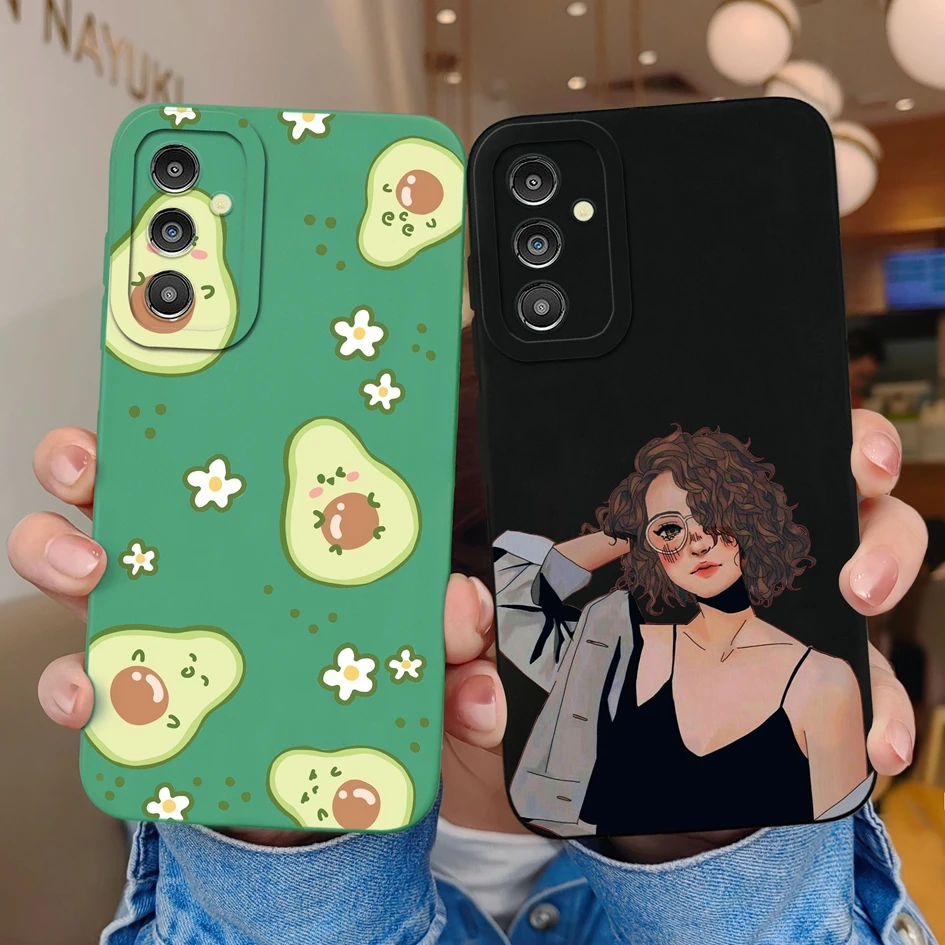 Case For Samsung Galaxy A14 A13 4G 5G Back Cover Fashion Avocado Pretty Butterfly Silicone Case For Samsung A 13 A 14 Funda Capa