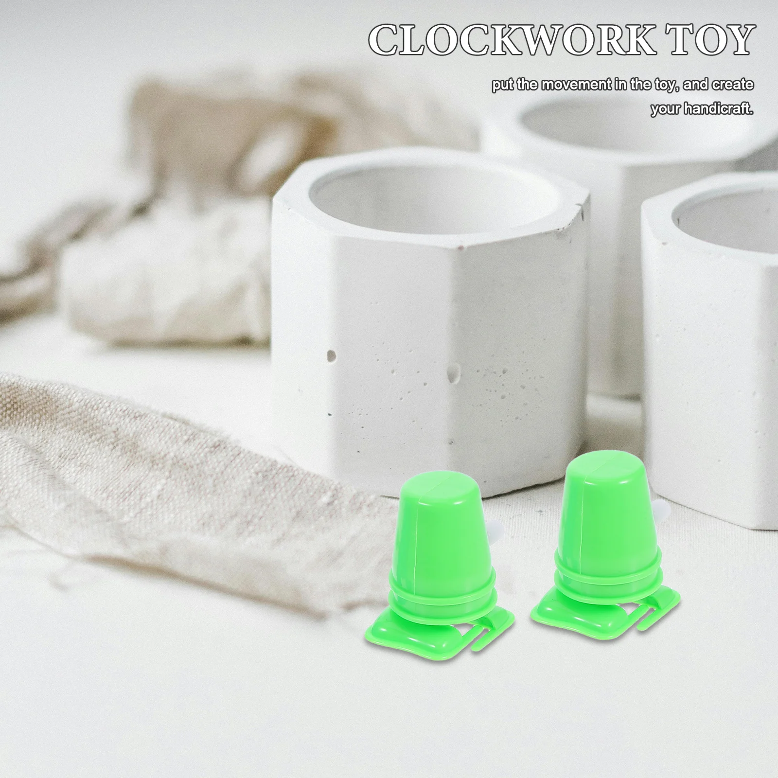 8 pezzi di orologeria fai da te accessori per movimenti in plastica raccordo artigianale fatto a mano per riparazione artigianale in argilla sostituzione mini movimento compatto