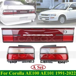 CAPQX A Set Tail Light Lamp Rear Number Light Frame License Plate For Toyota Corolla AE100 AE101 1991-2002 Rear License Panel