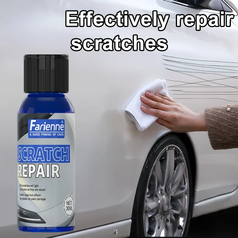 Car scratch repair wax, gloss enhancer, and paint protectant, polishing and scratch removal, bring new life to the car paint