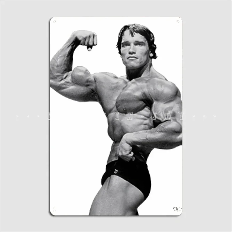 Arnold Schwarzenegger Metal Sign Classic Cinema Kitchen Poster Club Bar Tin Sign Posters
