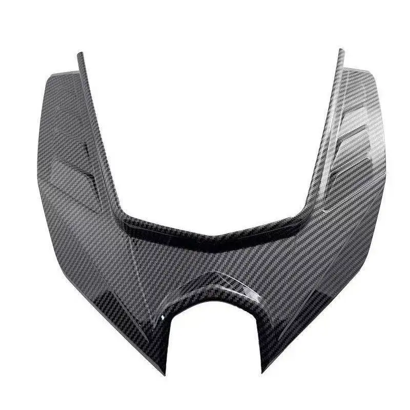 Motorcycle Front Fairing ABS Carbon Fiber Headlight Upper Cover Panel Trim Scooter Body Accessory For YAMAHA NMAX 155 V3 2025