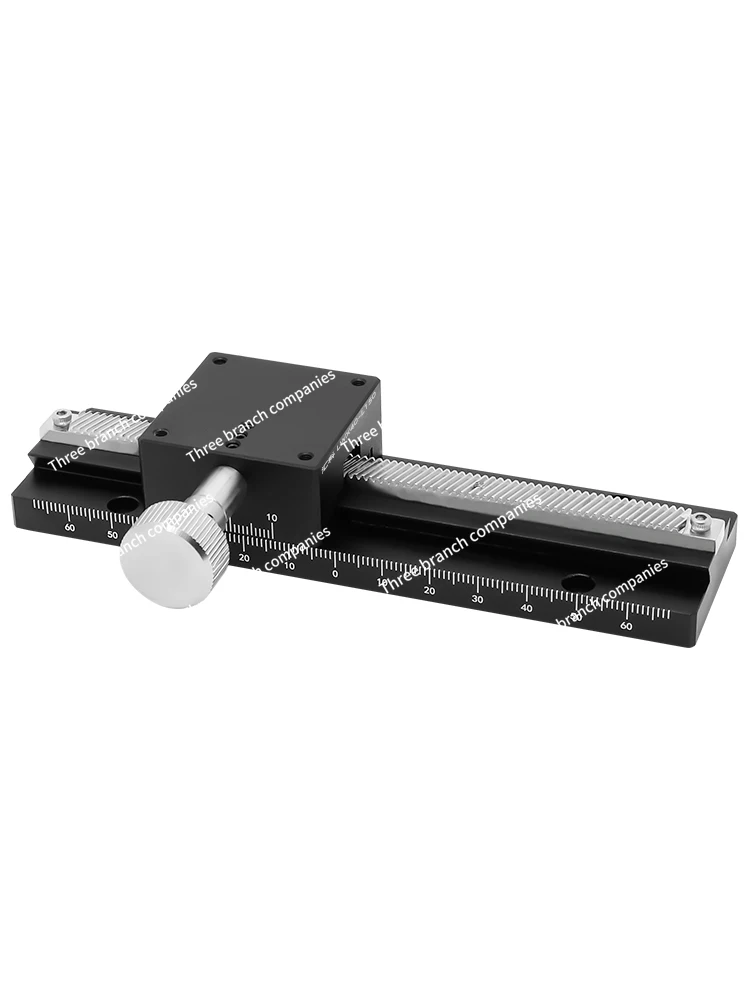 X-Axis Dovetail Groove Sliding Table Lwx40/25/60-100 Long Stroke Gear Rack Type Manual Displacement Fine Tuning Platform