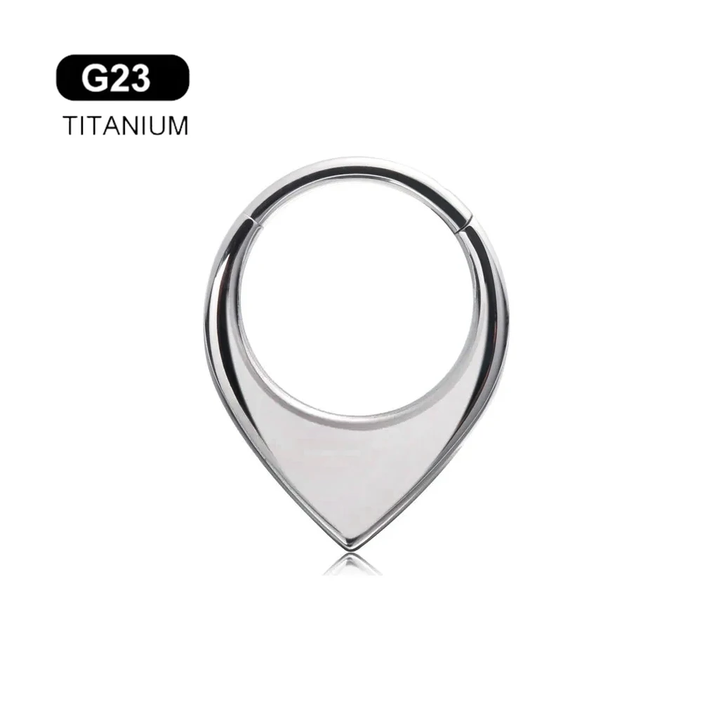 G23 Titanium Bee Septum Nose Ring Piercing