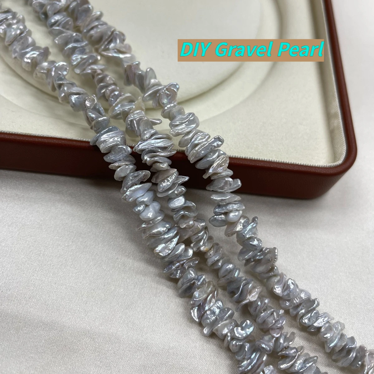 

DIY Gravel Pearl Natural Freshwater Pearl 11-13mm For Jewelry Making DIY Necklace Bracelet Earrings Chains Accessory