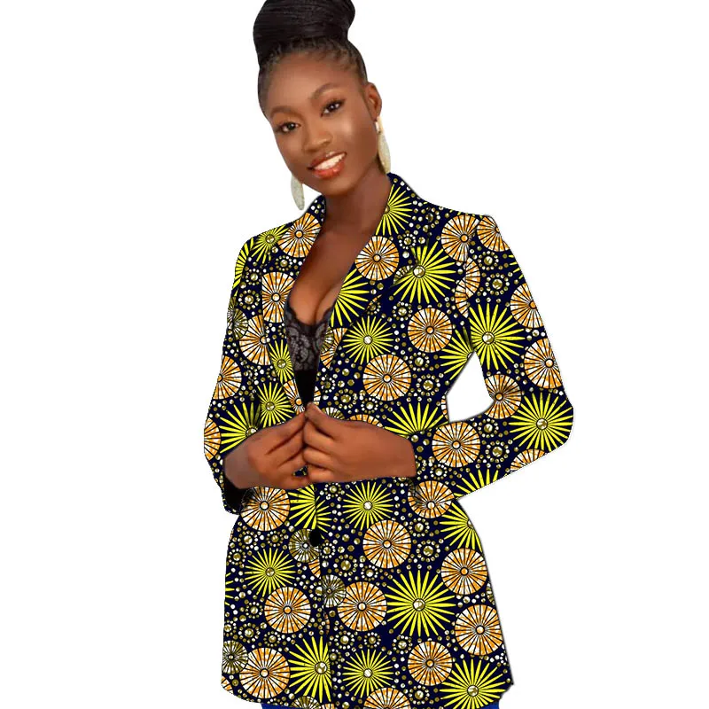Original Design frauen Anzug Jacken Bunte Druck Weibliche Ankara Blazer Afrikanische Hochzeit Party Kurzen Mantel
