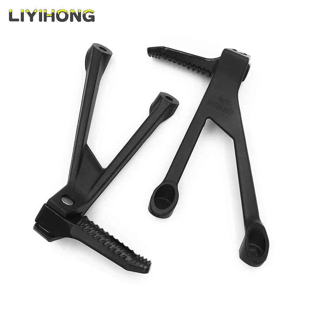 Motorcycle Black Chrome Rear Foot Pegs Pedal Footrest For Bmw S1000rr 2022 2019 2020 2021 M1000rr 2020-2022 Rest Bracket Kit