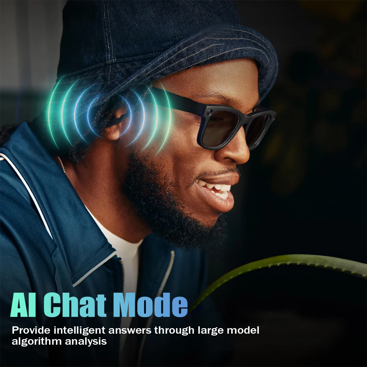 4K 800 بكسل HD AI النظارات الذكية الدردشة GPT 100MP كاميرا بلوتوث دعوة 260Mah بطارية صوت مساعد التحكم النظارات الذكية 2025