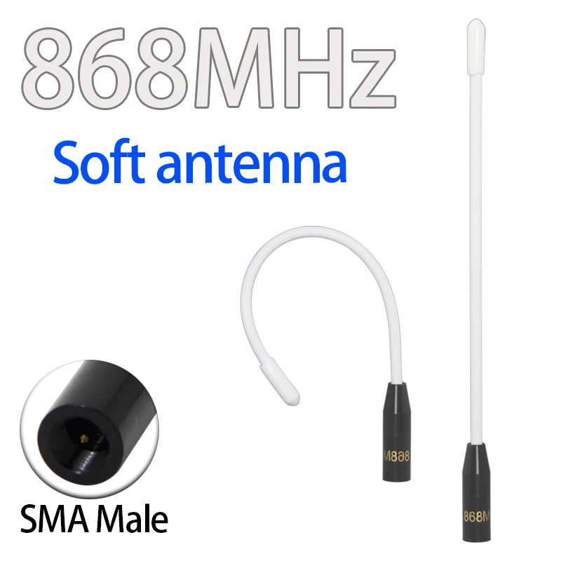 هوائي LoRa 868 ميجا هرتز 863-870 ميجا هرتز 869 ميجا هرتز SMA موصل للوحة Meshtastic ESP32 Lora32u4 II إنترنت واي فاي انتينا منخفضة VSWR #6