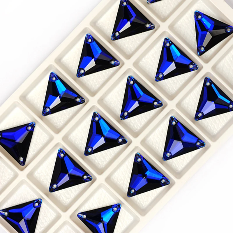 YANRUO 3270 Dreieck DIY Nähen Kristall Strass Nähen Auf Steine Glas Perlen Flache Rückseite Strass Genäht Für Kleidung – Detail 19