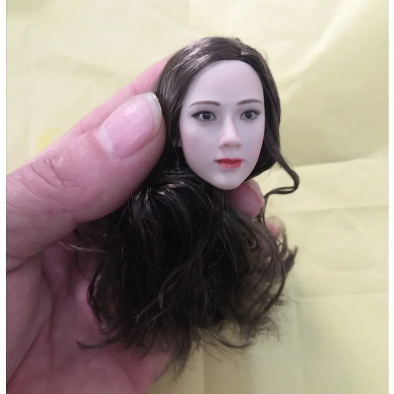 1/6 مقياس الممثلة الصينية داي وينين رئيس النحت الجمال زراعة الشعر رئيس نحت نموذج ل 12 "Ph Tbl عمل أرقام الجسم