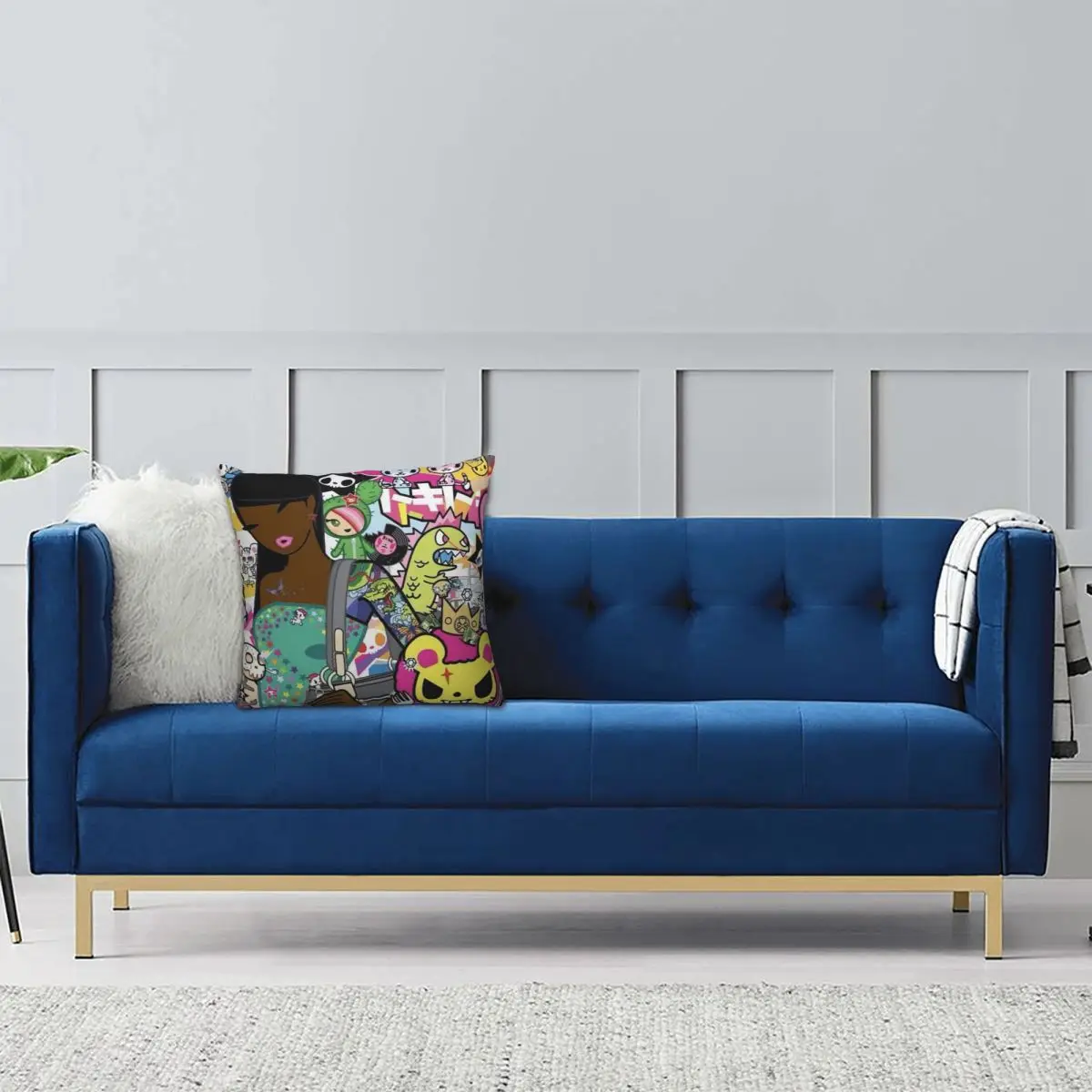 Japan Anime Tokidoki Square Pillowcase Pillow Cover Cushion Decor Comfort Throw Pillow for Home Sofa