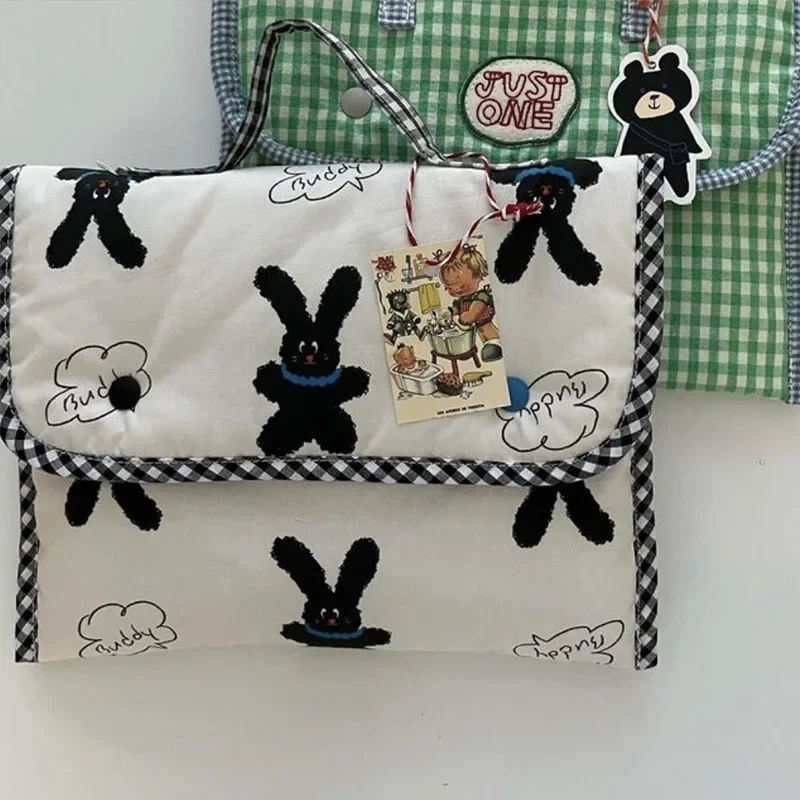 Korea Rabbit Laptop Bag Cute Ipad Organizer Laptop Bag 11 Inch 13 14inch Liner Protective Case Travel Computer Protect Case