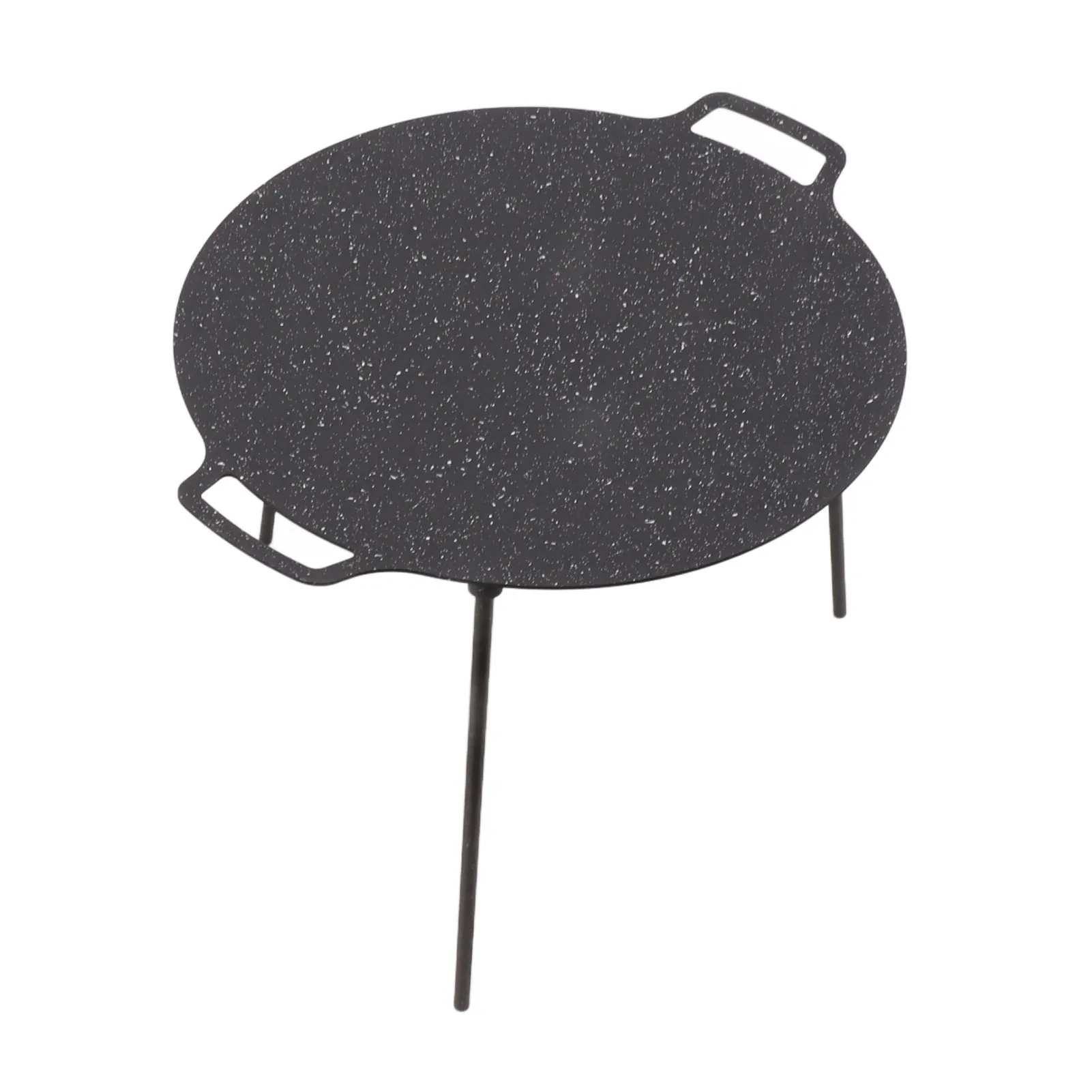 Round BBQ Grill Pan Prevent Stick 6 Layer Coating 2 Handles  Stone Barbecue Plate 30CM Height for Stove Oven hot