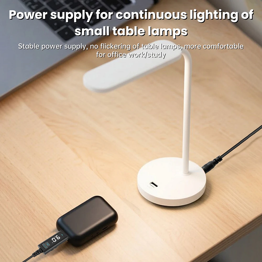 USB повышающий преобразователь типа C постоянного тока от 5-10 В до 5-20 В USB-кабель повышающего преобразователя 5,5*2,5 мм для источника питания/зарядного устройства/маршрутизатора