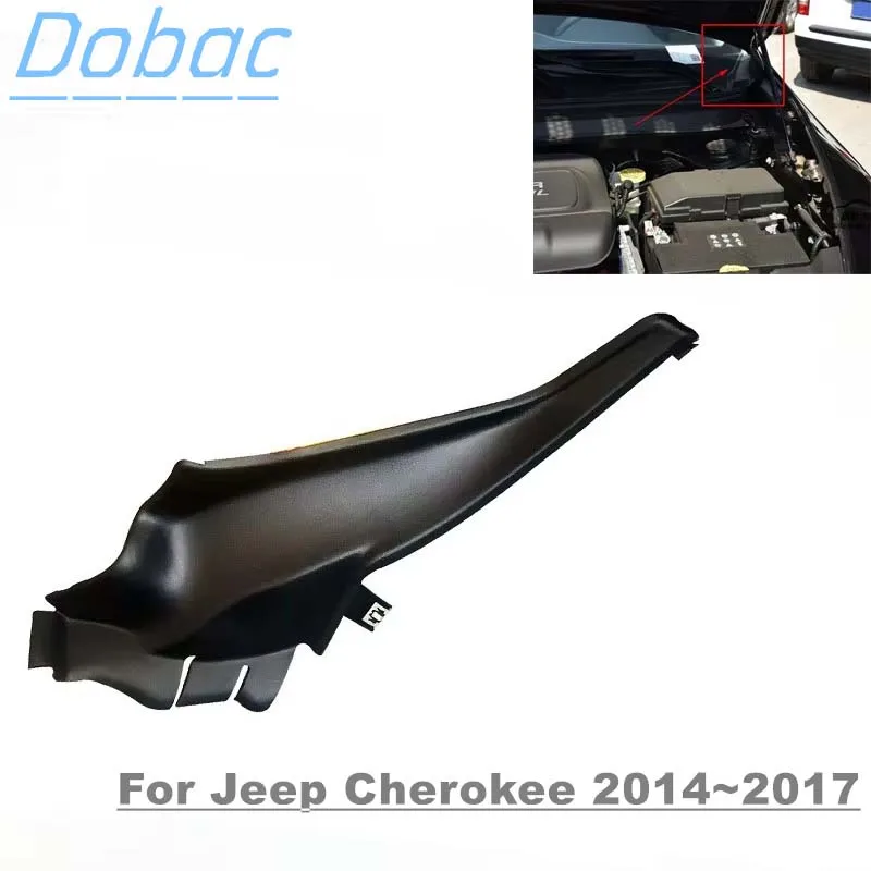 

Car Front Cowl Panel Side Trim Cover For Jeep Cherokee 2014 2015 2016 2017 Front Windshield Wiper Side Trim