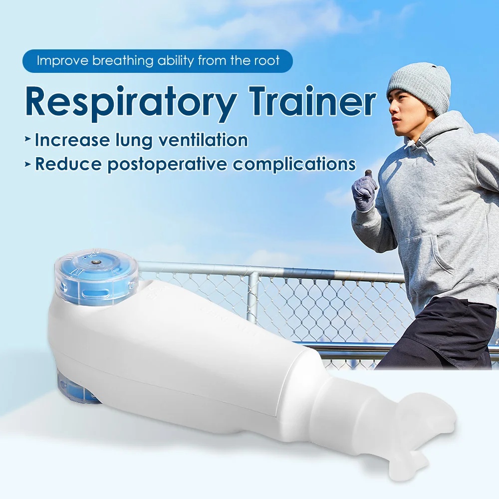 Natural Breathing Exerciser Trainer For Drug-Free Respiratory,Breathing Trainer Inspiratory Expiratory Muscle Trainer Lung Healt