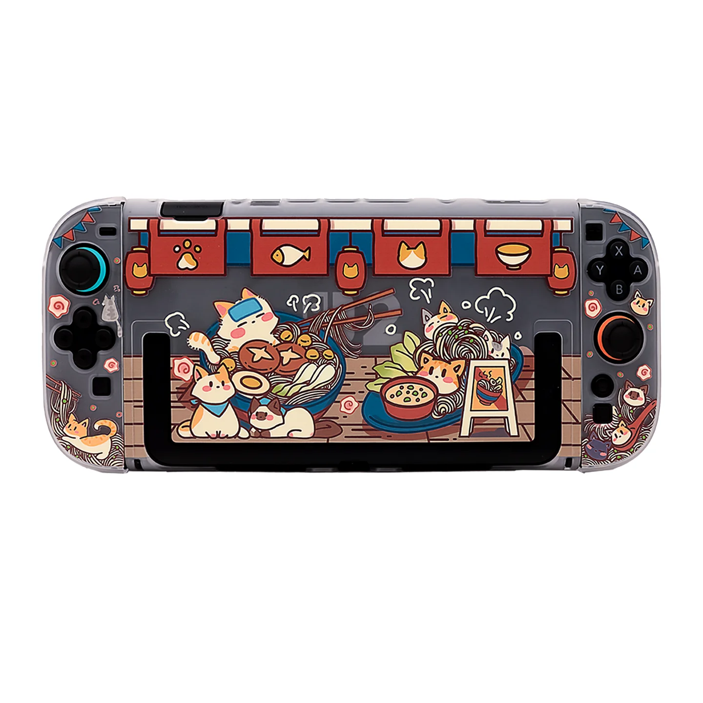 

Защитный чехол, совместимый с Switch 2 - NS2 (2025), матовый, жесткий, съемный, Meow Noodles