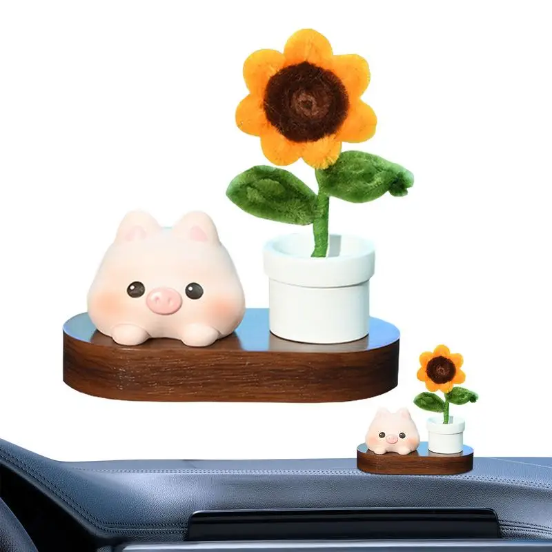

Animal Statue For Car Dashboard Oil Diffuser Cartoon Animal Statue Odor Removal Tabletop Centerpieces Road-Trip Must-Have For