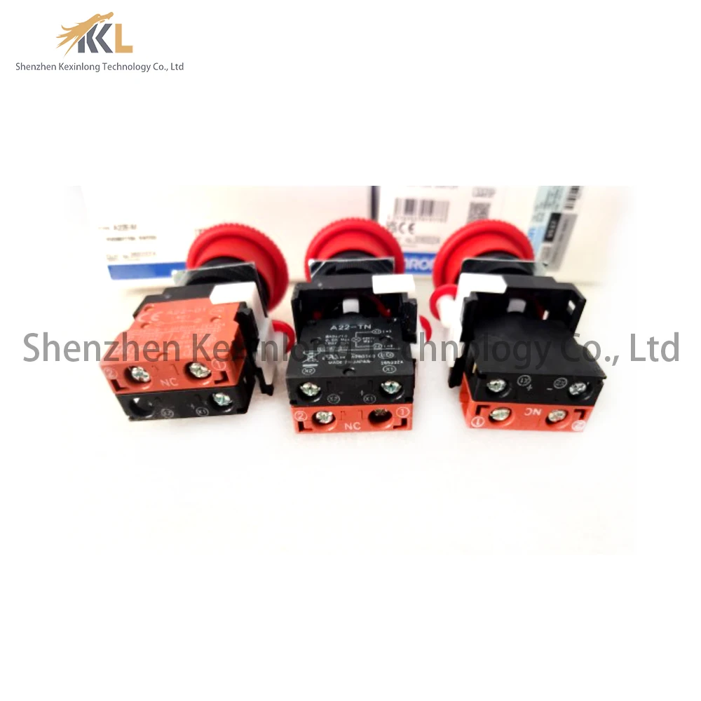 

A22EL-M-24A-01 A22EL-M-24A-02 A22EL-M-24A-111PCS Emergency stop switch Emergency stop button with light sensor