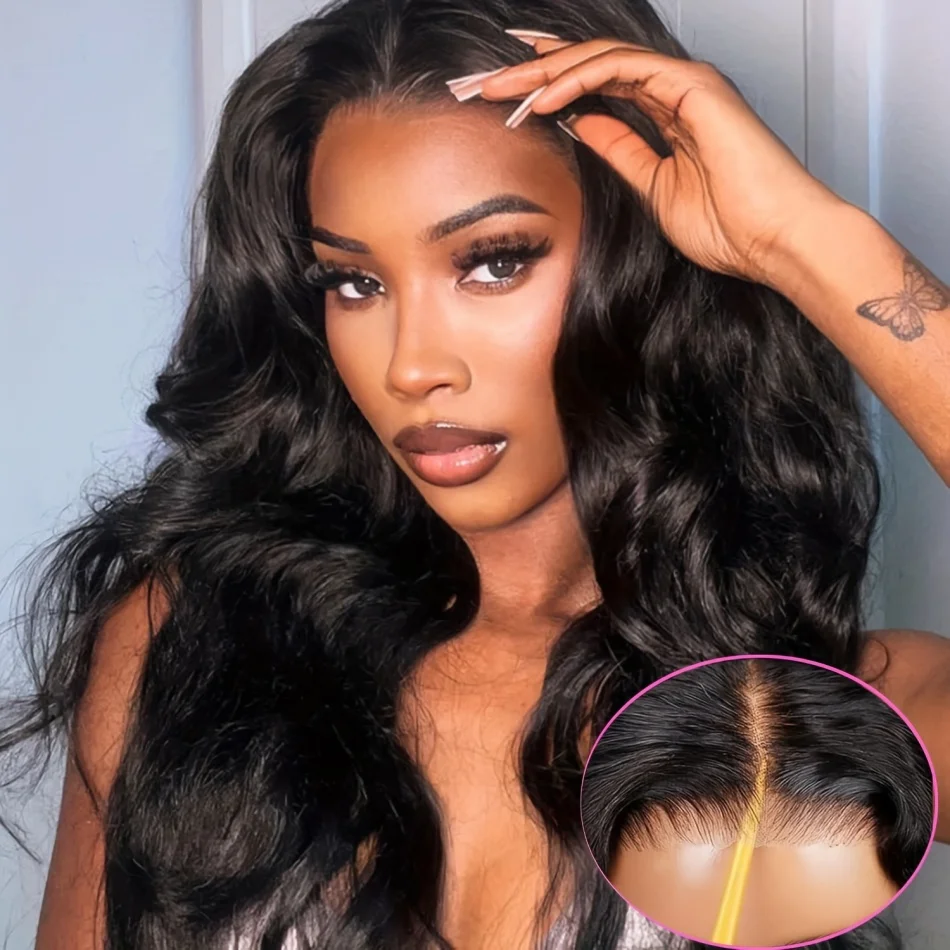 

Glueless Wig Human Hair Ready to Wear 100% HD Lace Body Wave Frontal 4x4 5x5 Closure Brazilian Black Cheap Wig on Clearance Sale