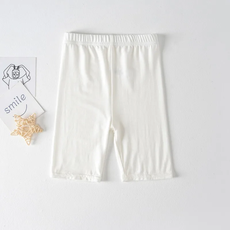 Summer Kids Girls Shorts Cotton Solid Safety Pant Underwear Girls Briefs Short Beach Pants Kids Girls Short Leggings For 3-10Y