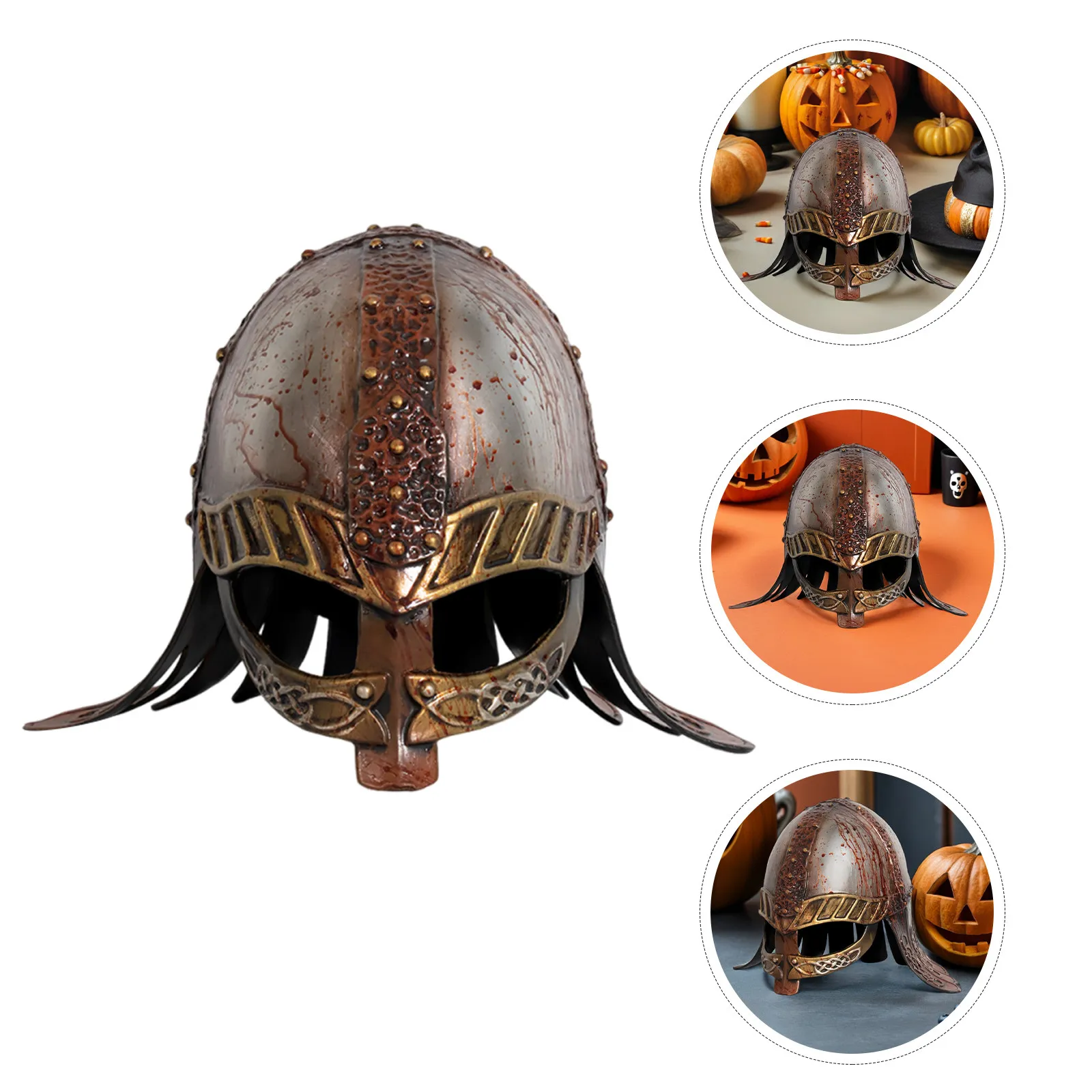 

Шлем викинга для женщин и мужчин, средневековый костюмный аксессуар, реквизит для косплея, реалистичная шляпа воина для выступлений