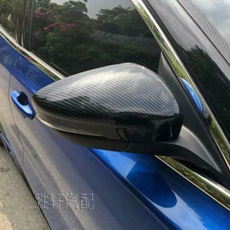 

For Ford Focus 19-23 carbon fiber reverse mirror housing, carbon grain rearview mirror housing, reflector back cover