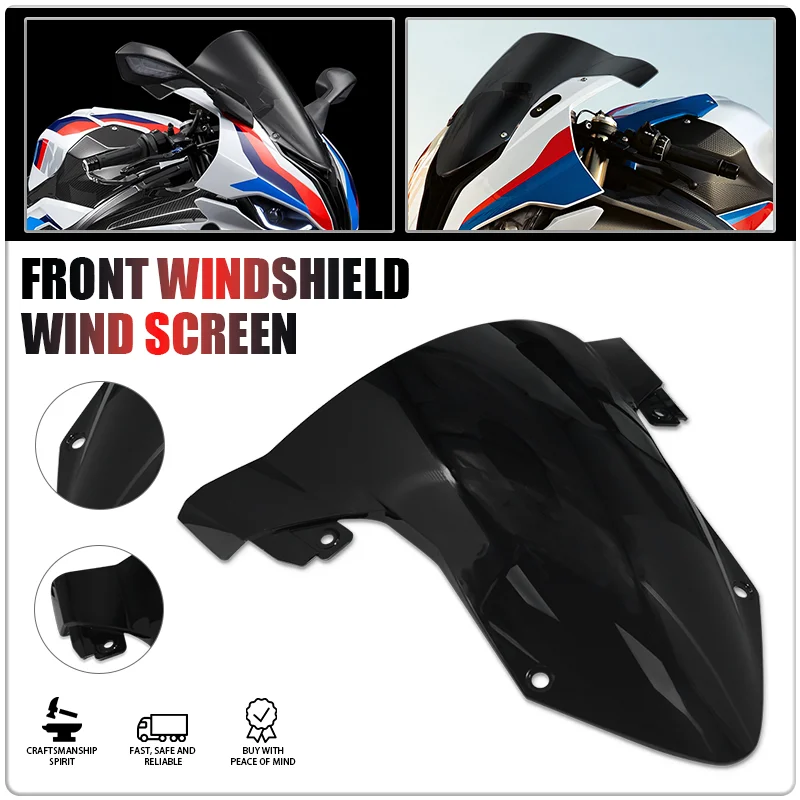 

NEW For S1000RR s1000rr 19-25 Motorcycle Accessories Sports WindScreen Front Windshield Screen Visor Wind Deflector S 1000 RR