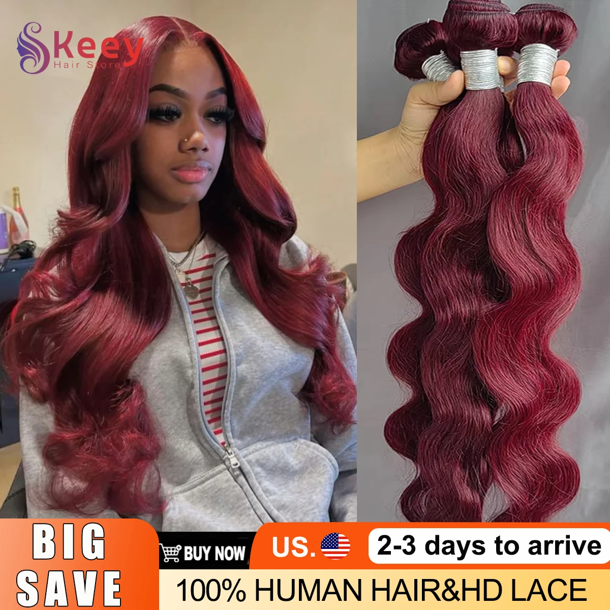 16A 99j Fasci di onda del corpo Capelli umani brasiliani Fasci di doppio tessuto da 34 pollici 3/4 pezzi / lotto Estensione dei capelli umani colorati per donna