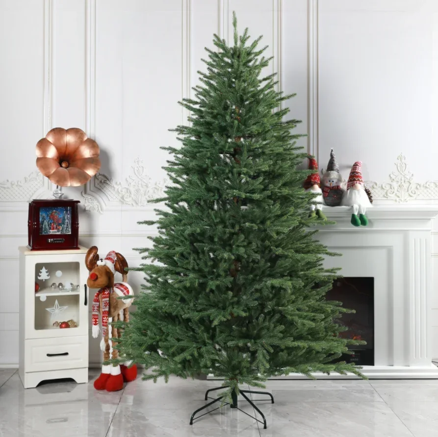 arboles de navidad Custom Wholesale PE Tree 4ft 5ft 6ft 7ft 8ft 9ft 10ft Luxury decorative Full PE Christmas Trees pino navideño