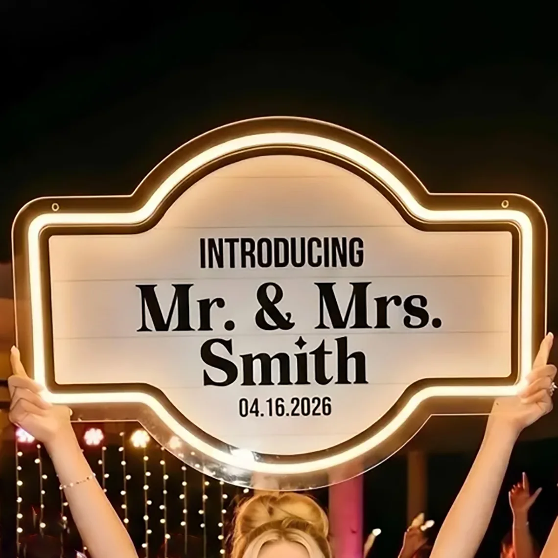 Custom Wedding Neon Sign for Reception Engagement Decor Wedding Club Sign Bride & Groom Photo Prop