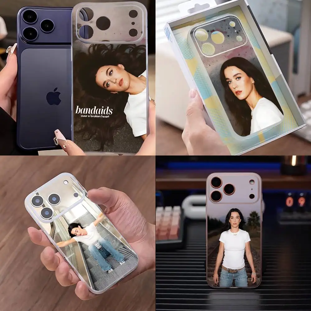 

K-Katy P-Perry Bandaids Phone Case For iPhone 13,16,11,15,12,17,14,Pro,Max,Plus,E,Air,Mini Wireless Charge Magnetic Protect