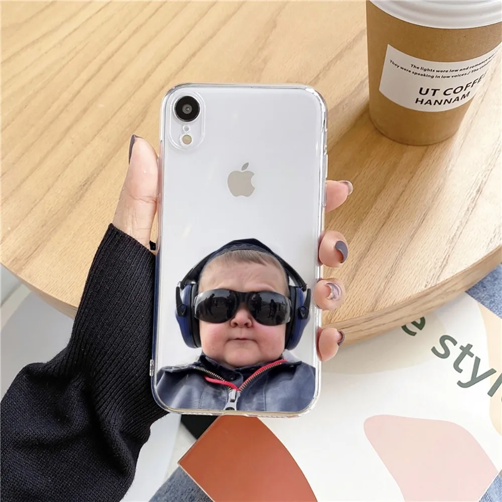 Funny Hasbulla Phone Case For Iphone 15 11 13 14 Pro Max 7 8 Plus X Xr Xs Max Se2020 12mini Transparent Cover