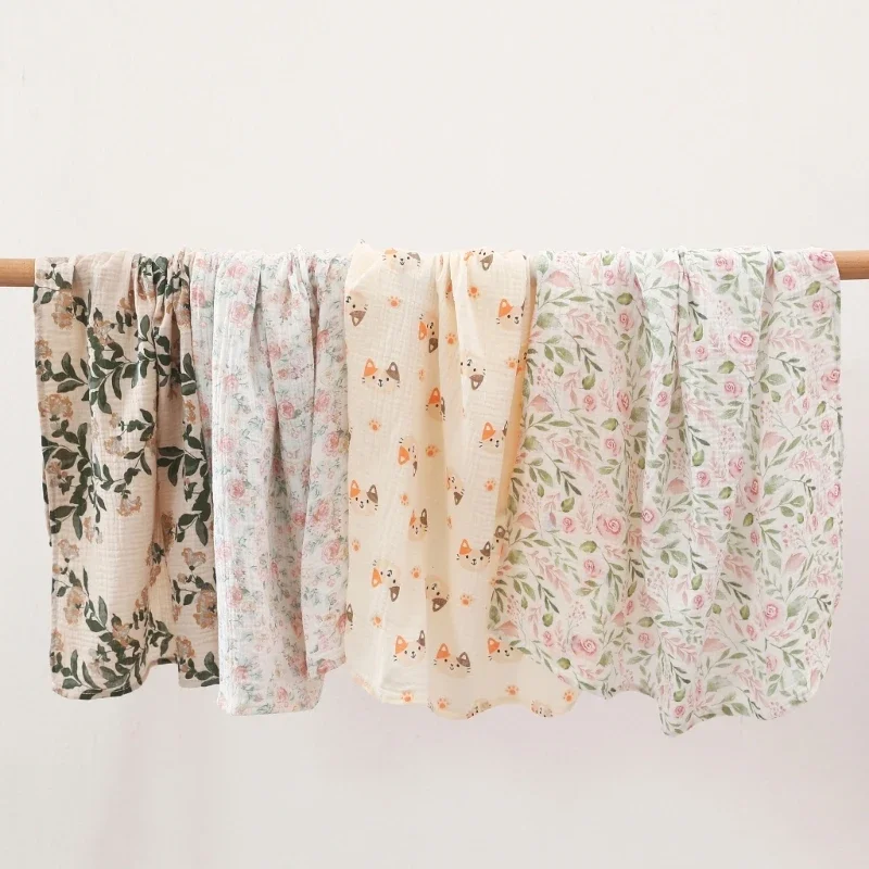 

Портативные пеленки одеяло Хлопковое одеяло для девочек и мальчиков детские пеленки для новорожденных и младенцев пеленки подарок