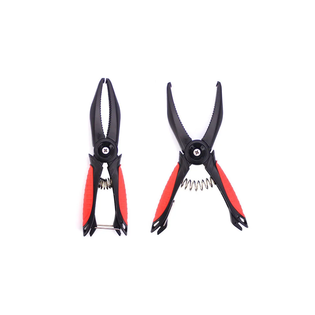 

ABS Rubber Lip Gripper Fishing Tackle Fish Controller Non-slip Handle Fish Pliers Grippers Clamp (Red)