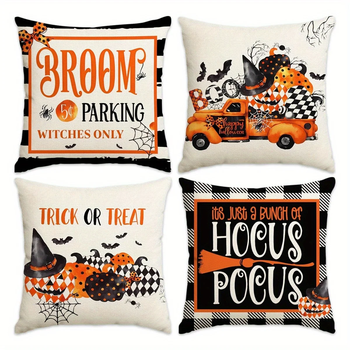 

Домашний декор, Хэллоуин, метла, подушки для парковки и трюков, чехол для подушки с рисунком, подходит для дивана, спальни, автомобиля, наволочки