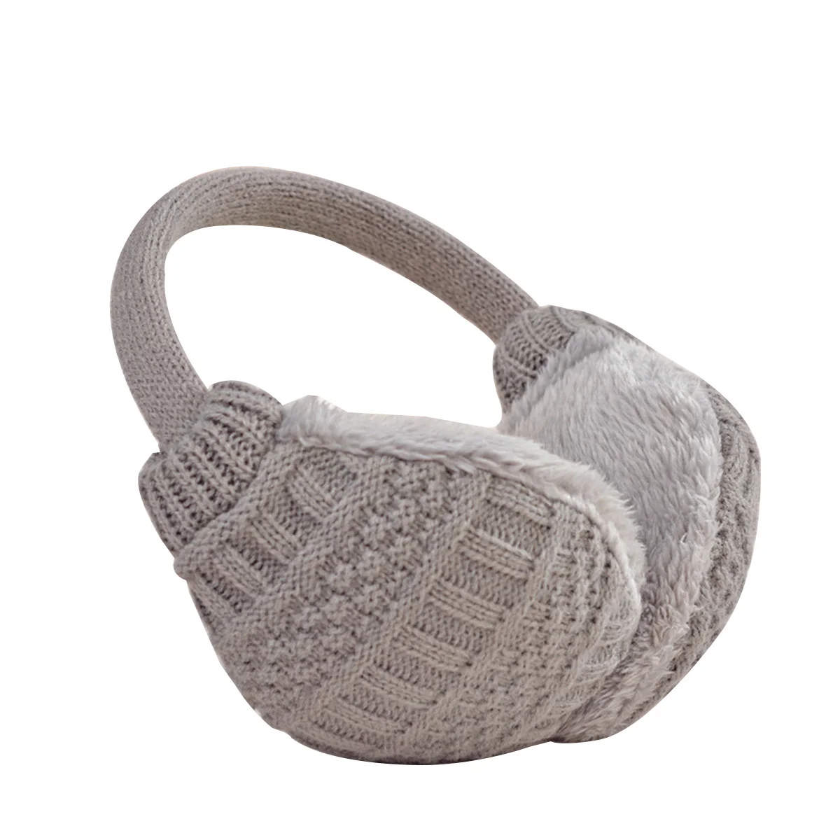 الأذن دفئا للبالغين المضادة للانزلاق الشتاء الدافئ غطاء للأذنين انفصال قابل للغسل في الهواء الطلق الشتاء غطاء للأذنين الرياضة الرمادي #3