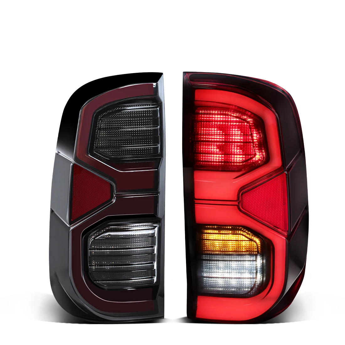 LED Brake Taillight Tail Light For Toyota Hilux VIGO 2011 2012 2013 2014 2015 LED Turn Signal Start up Animation Car Accessories