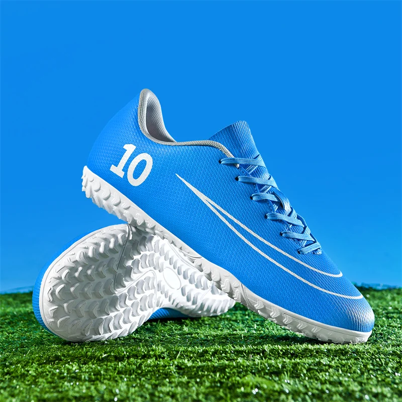 

Men Outdoor Low help Soccer Shoes football field boots grass anti slip Athletic shoe Kids Sport Training Sneaker chuteira campo