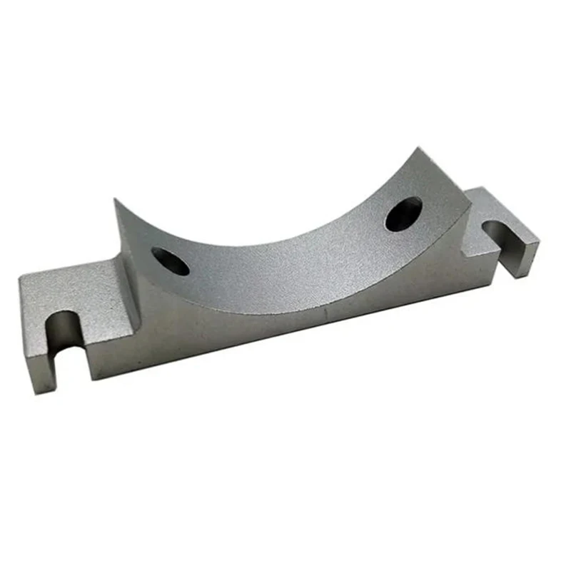 High Precision Professional CNC Machining Spare Aluminum Alloy CNC Machined Arc Clamp Bracket / Precision Mounting Clamp