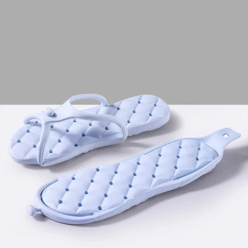 

Summer Men Folding Slippers Adults Portable Trip Travel Sandals Couples Indoor Soft Slides Ladies Beach Non-slip EVA Shoes