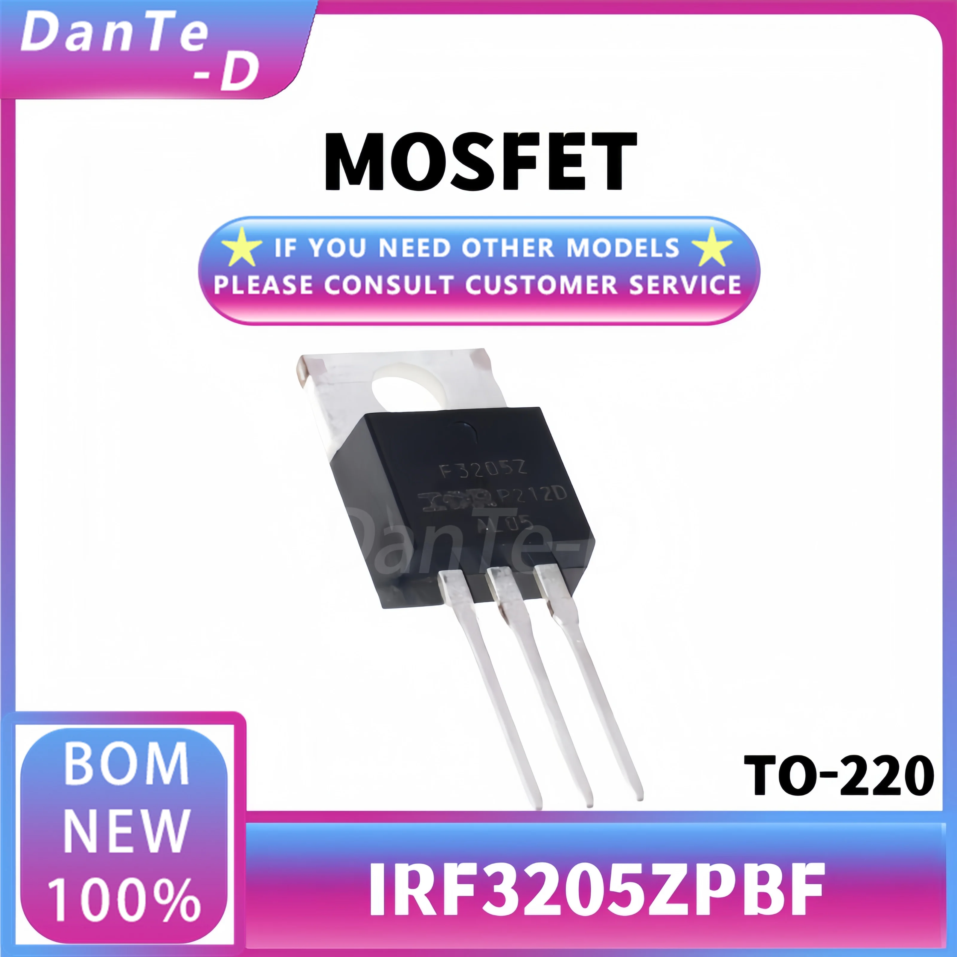 IRF3205ZPBF TO-220 N-channel 55V 75A MOSFET field effect tube original authentic