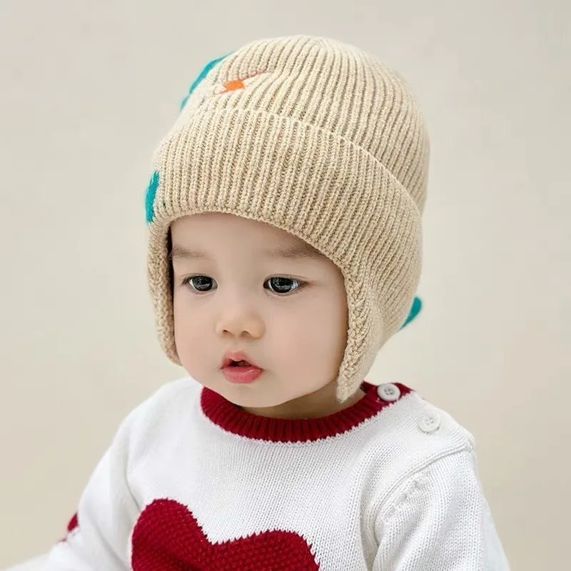 Gorro para bebés, niños y niñas, fotografía de dinosaurio recién nacido, accesorios para niños, gorro tejido, gorros cálidos para Otoño e Invierno