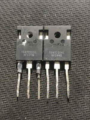 Used 5pcs 15N120IHL 15N120FL 15N120FL2 15A 1200V TO-3P Original disassembly