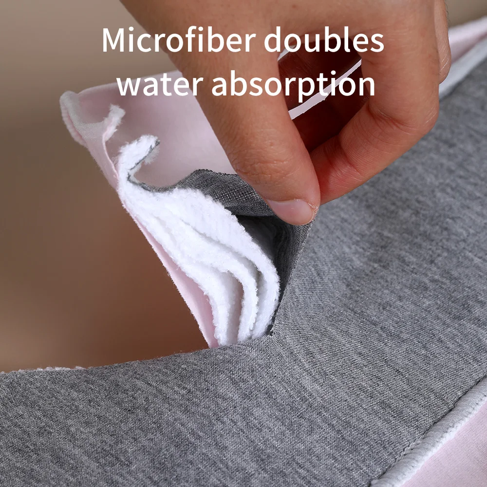 3 قطعة منصات الحيض بطانة الجرافين تدفق ثقيل قابلة لإعادة الاستخدام قابل للغسل منديل صحي لسلس البول والنساء الحوامل #5