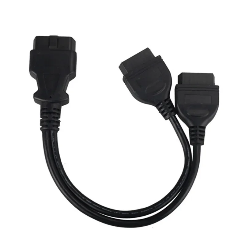 

Automobile OBD2 one-to-two adapter cable OBD expansion one-to-two extension , automobile detector cable