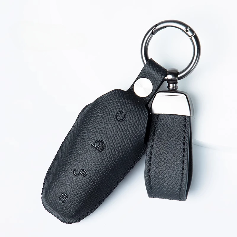 

Suitable for BYD Song Pro Song plus EV DMI Leather Car Remote Key Case Cover Simple Style Multiple Styles To Choose From