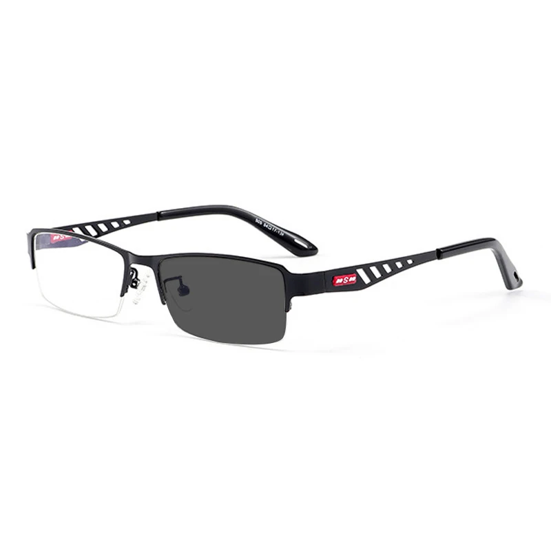 

Fashion Men Semi-rim Photochromic Reading Glasses Blue Light Blocking Eyewear presbyopic Reader
